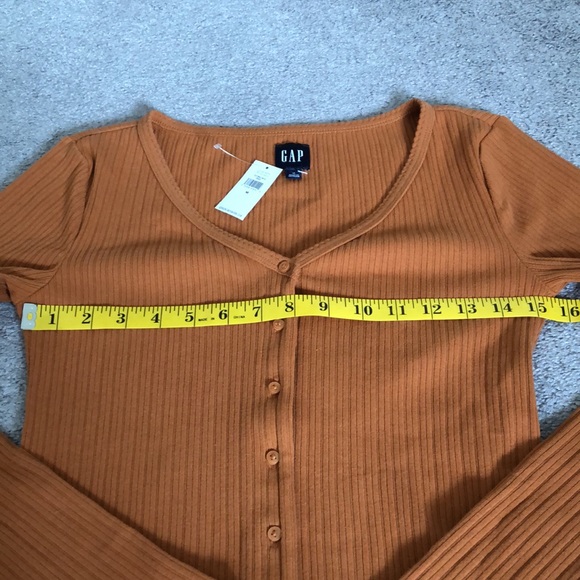 NWT GAP Ribbed Cotton Tank Top (S) + Cardigan (M) Set - Picture 8 of 9